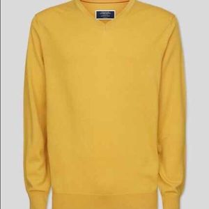 {NWT} Charles Tyrwhitt Merino V-Neck Jumper